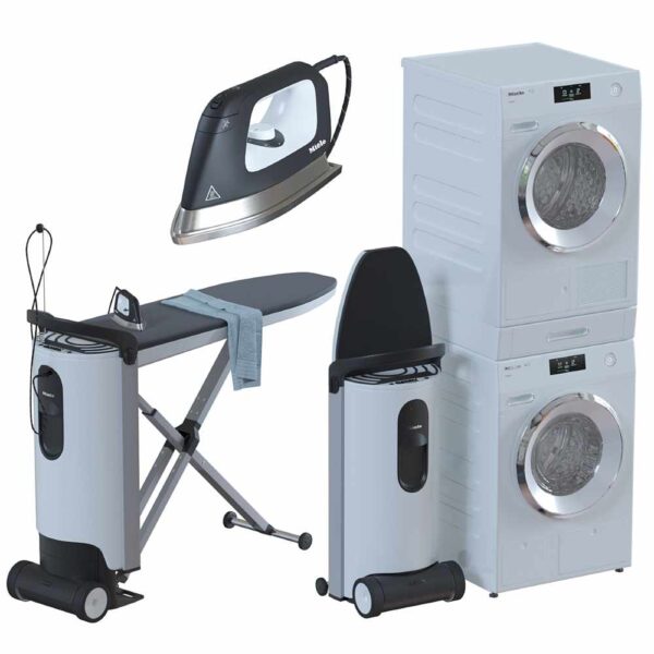 Miele洗衣机 烘干机 熨斗 烫衣板3D模型（FBX,MAX）