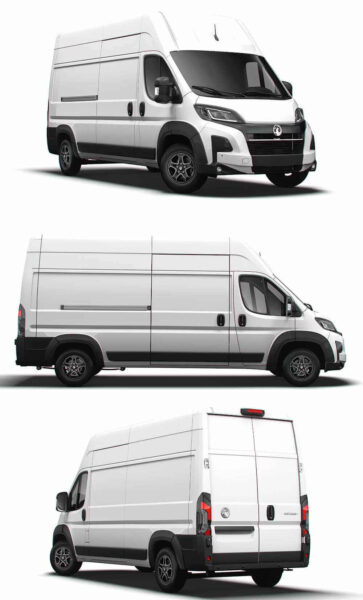 2024 Vauxhall e Movano L3H3电动厢式货车 汽车3D模型（OBJ,FBX,MAX,LWO,C4D）