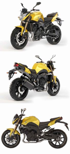 2011 Yamaha FZ8N摩托车3D模型（OBJ,FBX,MAX）