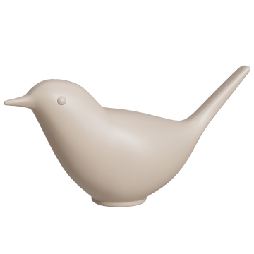 Serralunga Light Pulcino塑料鸟 装饰品 摆件3D模型（OBJ,FBX,MAX）