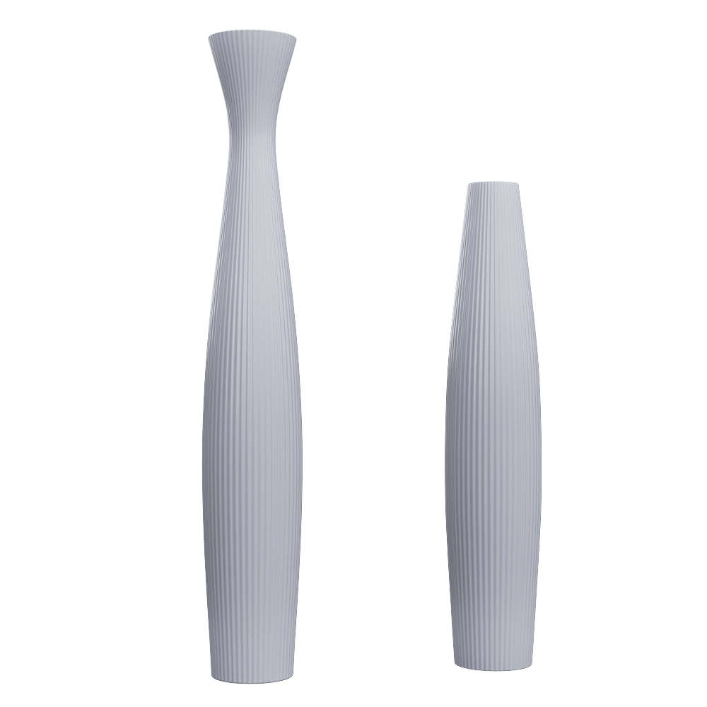 Serralunga Scarlett带灯的高花盆3D模型（OBJ,FBX,MAX）