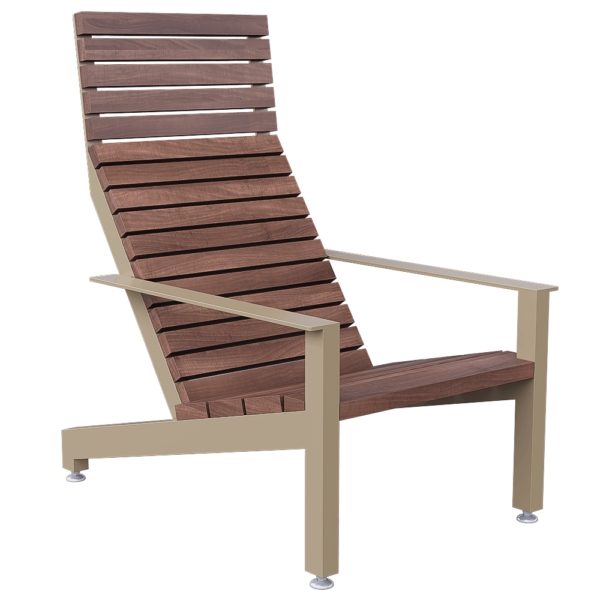 mmcité Rivage木质休闲躺椅3D模型（OBJ,FBX,MAX）
