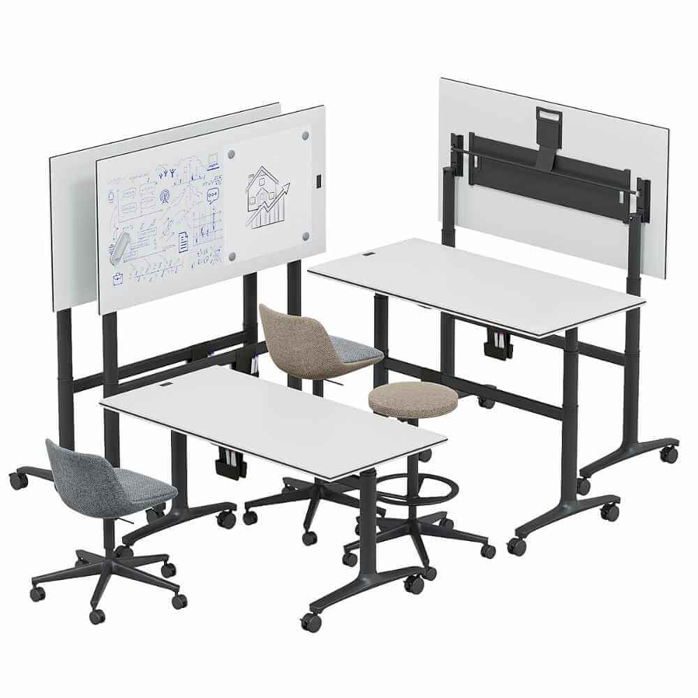 Brunner多功能升降活动桌3D模型（FBX,MAX）