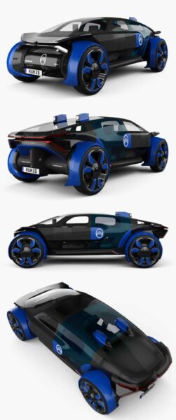 2020雪铁龙Citroen 19概念车 汽车3D模型（OBJ,FBX,MAX）
