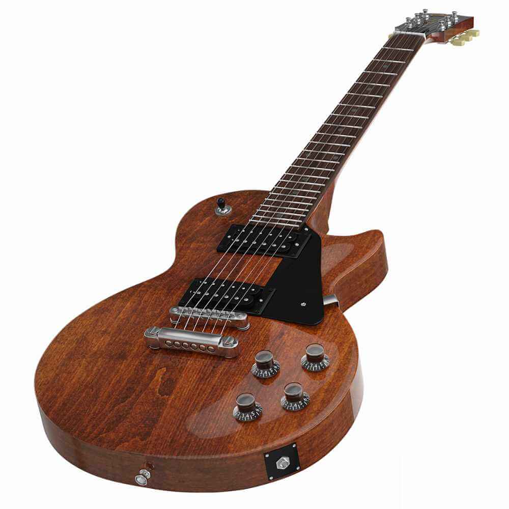 Gibson Les Paul Faded 2018 WB吉他3D模型（OBJ,FBX,MAX）