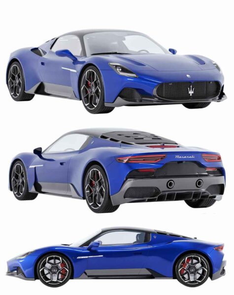 Maserati MC20跑车 汽车3D模型（OBJ,FBX,MAX）