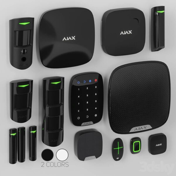 Ajax安全警报系统3D模型（OBJ,MAX）