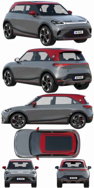 Smart 1 Brabus SUV汽车3D模型（OBJ,FBX,MAX）