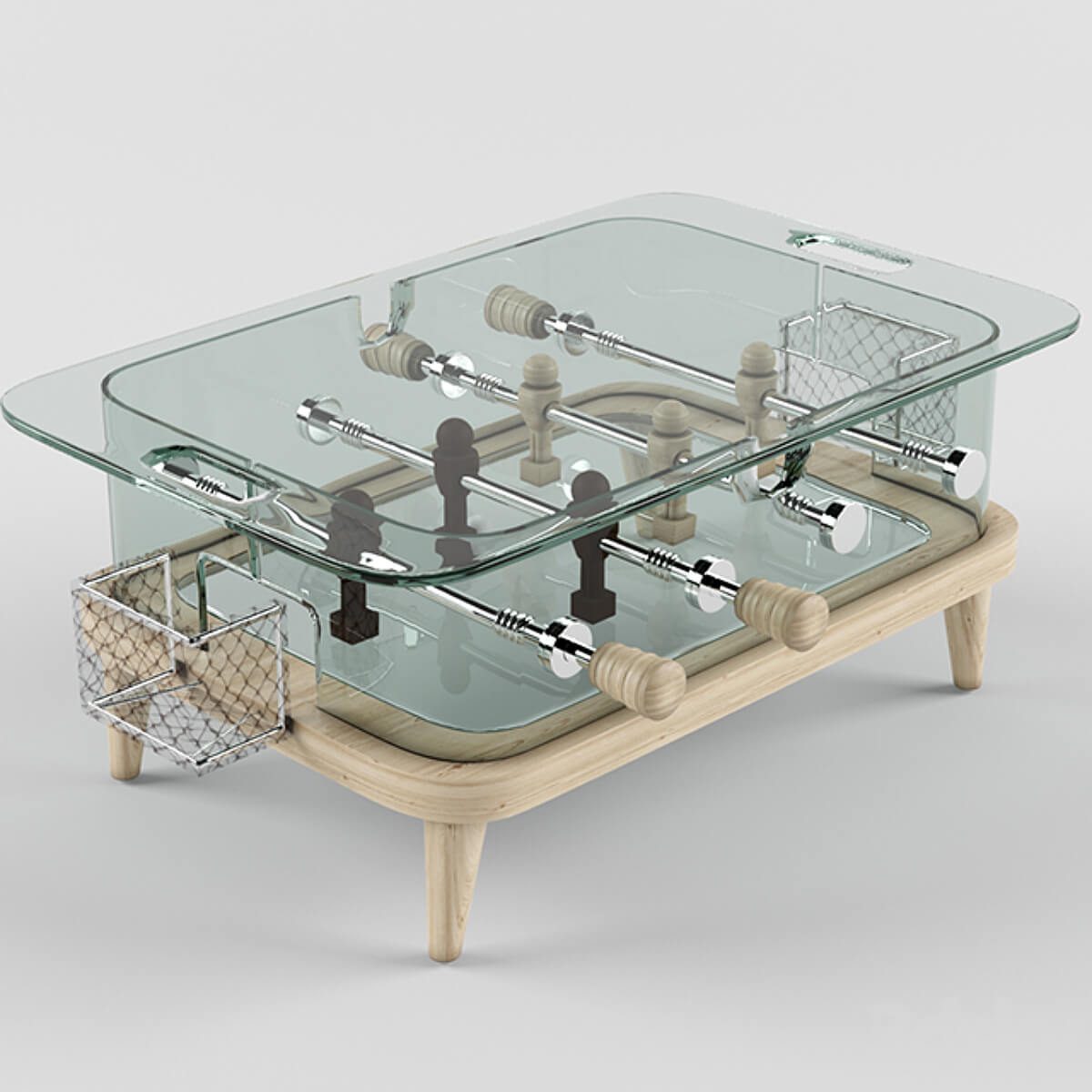 TECKELL INTERVALLO The Mini Calciobalilla桌面足球咖啡桌 茶几3D模型（OBJ,MAX）