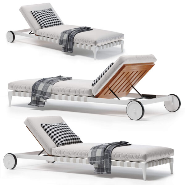 FLEXFORM Atlante太阳椅 日光浴床3D模型（OBJ,FBX,MAX）