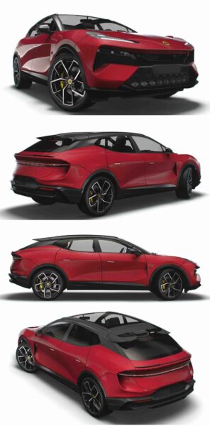 2023 Lotus Eletre S crossover SUV汽车3D模型（OBJ,FBX,MAX,LWO,C4D）