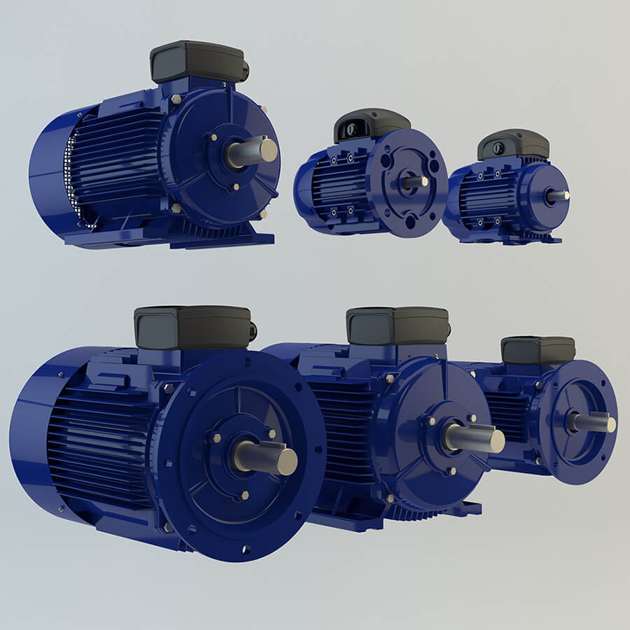 电动马达3D模型（OBJ,FBX,MAX）