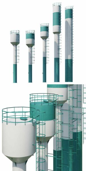 水塔3D模型（OBJ,MAX）