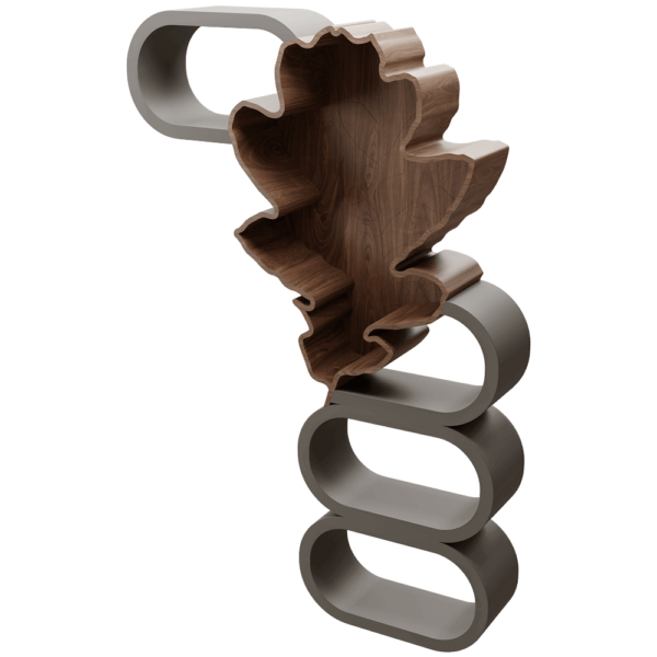 ODINGENIY Last Leaf叶子造型壁柜 书柜3D模型（OBJ,FBX,MAX）