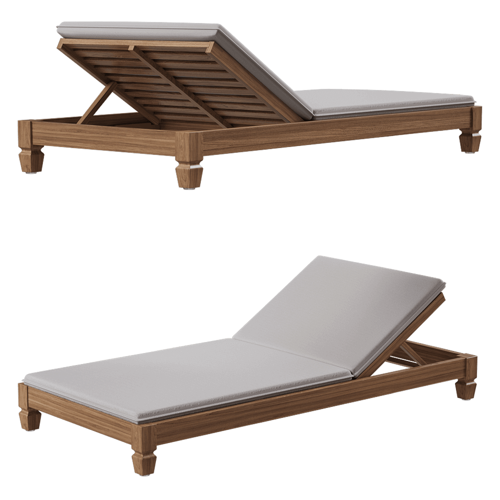Gervasoni Jeko日光浴床3D模型（OBJ,FBX,MAX）