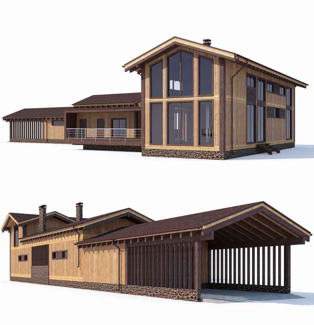 房屋 住宅 建筑3D模型（FBX,MAX）