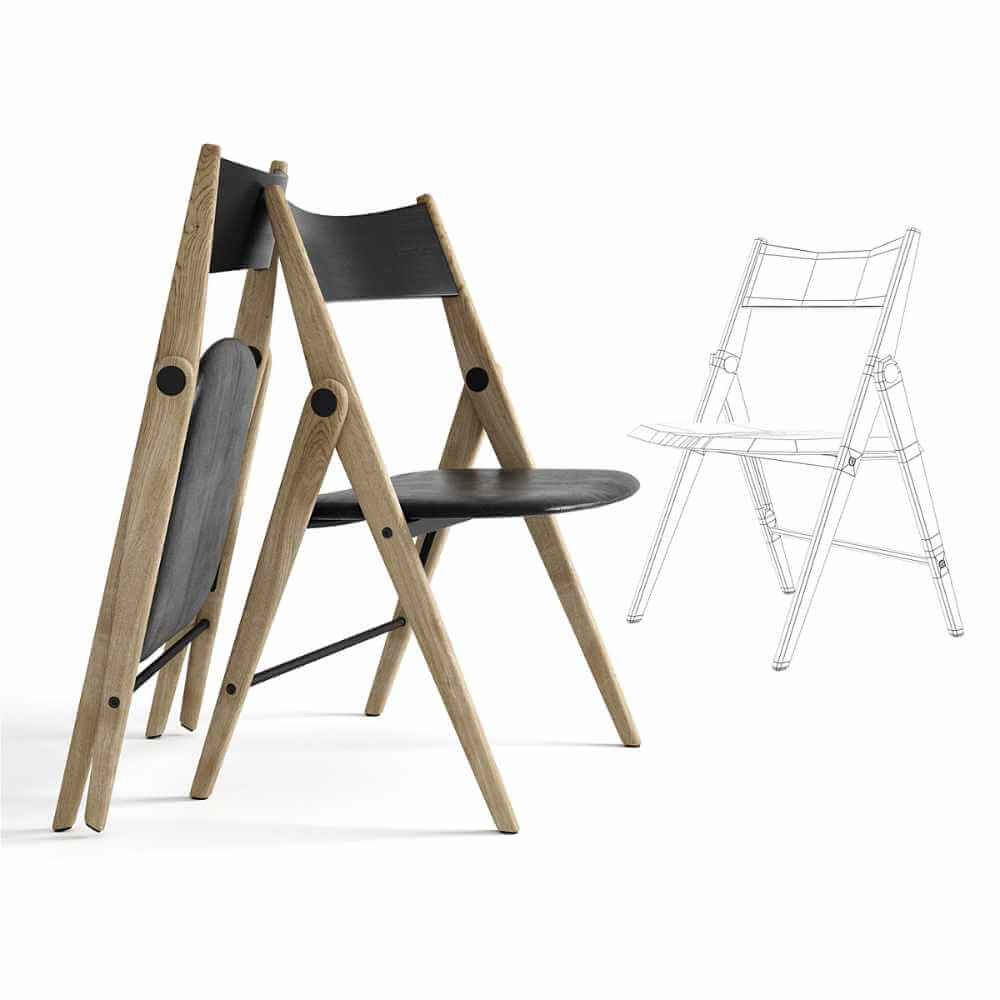 BoConcept Oslo折叠椅 椅子3D模型（FBX,MAX）