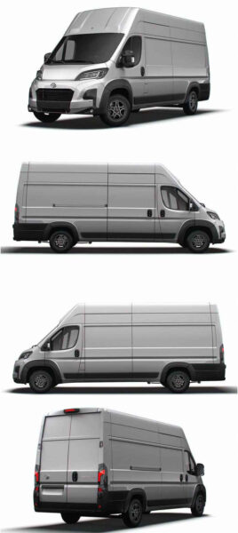 2024雪铁龙Citroen Jumper L4H3厢式货车 汽车3D模型（OBJ,FBX,MAX,LWO,C4D）