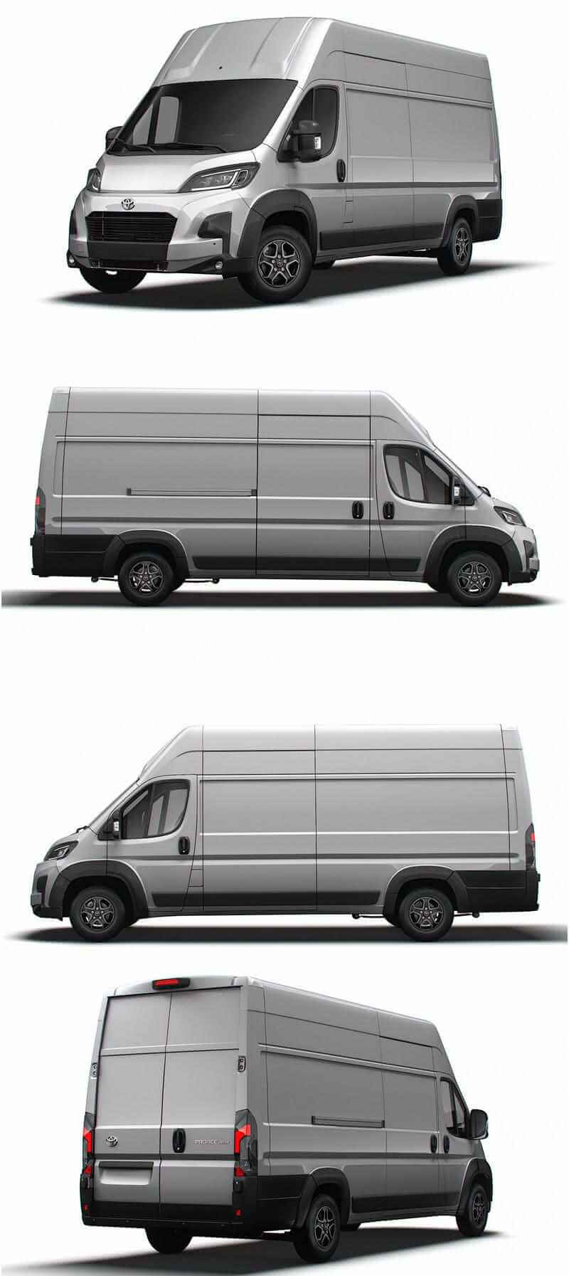 2024雪铁龙Citroen Jumper L4H3厢式货车 汽车3D模型（OBJ,FBX,MAX,LWO,C4D）