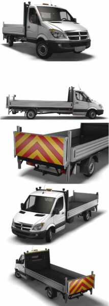 2009 Dodge Sprinter卡车3D模型（OBJ,FBX,MAX,LWO,C4D）