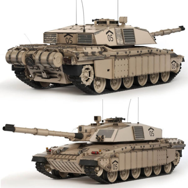 2010 Challenger 2坦克3D模型（OBJ,FBX,MAX）