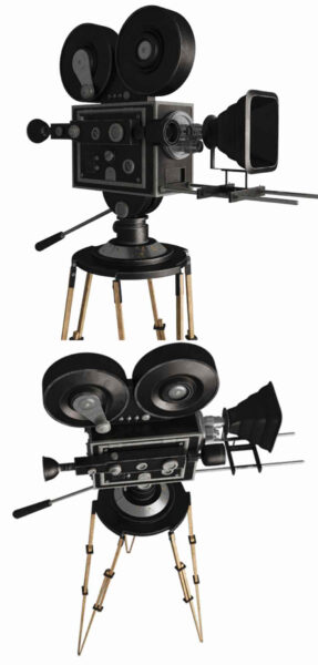 老式电影摄影机3D模型（OBJ,MAX）