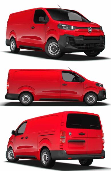 2024雪铁龙Citroen Jumpy L3厢式货车 汽车3D模型（OBJ,FBX,MAX,LWO,C4D）