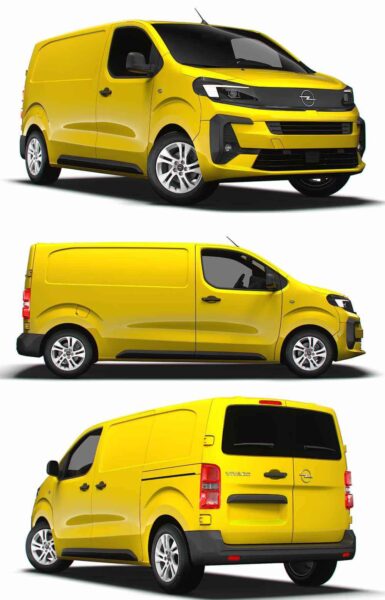 2024 Opel Vivaro Van L2厢式货车 汽车3D模型（OBJ,FBX,MAX,LWO,C4D）
