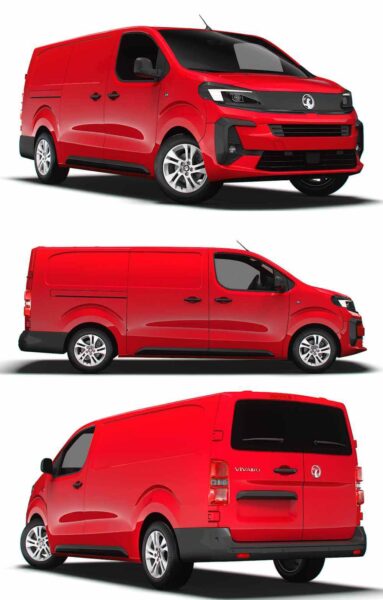 2024 Vauxhall Vivaro Van L3厢式货车 汽车3D模型（OBJ,FBX,MAX,LWO,C4D）