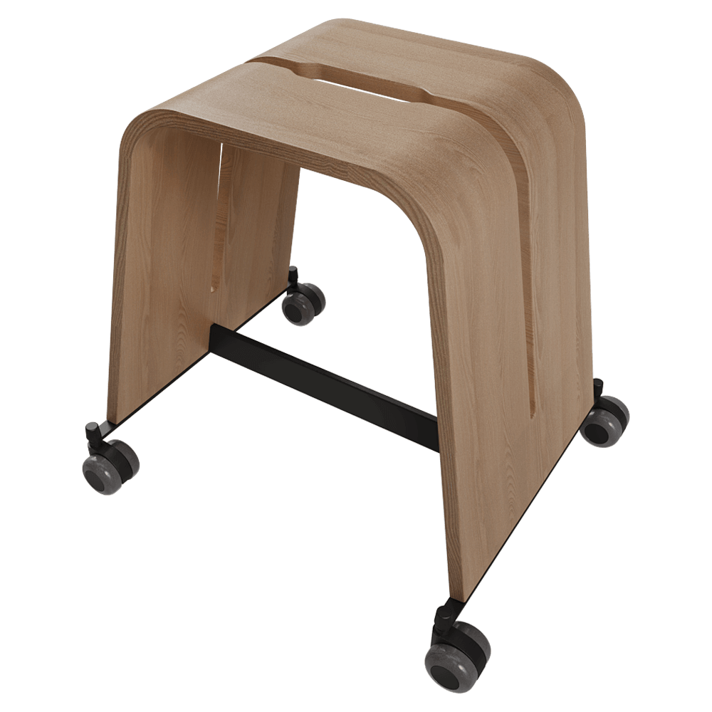 Brunner boards带脚轮的凳子3D模型（OBJ,FBX,MAX）