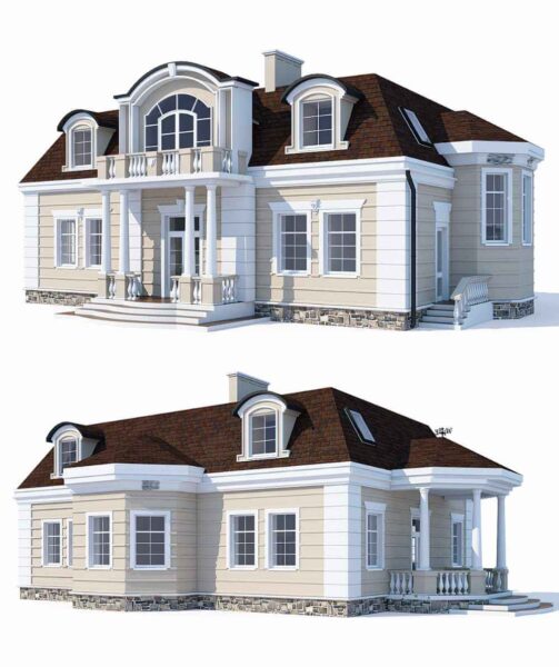 木质房屋 住宅 建筑3D模型（FBX,MAX）