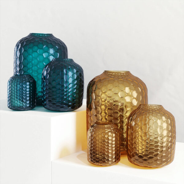 Guaxs Bambola系列装饰玻璃瓶3D模型（FBX,MAX）