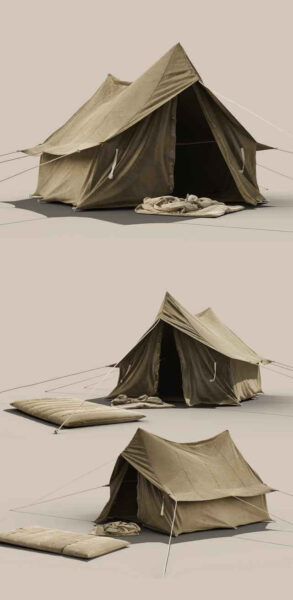 旧帐篷3D模型（FBX,MAX）