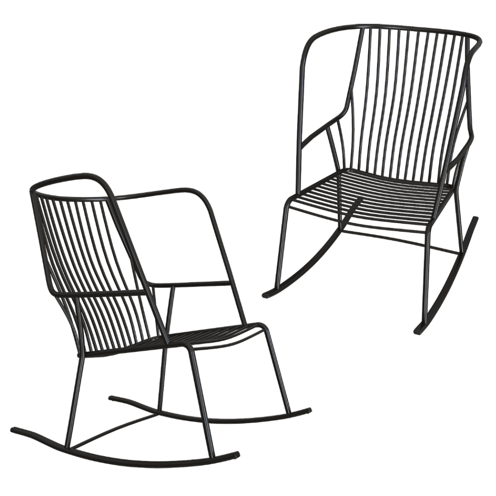Castil Ada BD金属线条结构摇椅3D模型（OBJ,FBX,MAX）