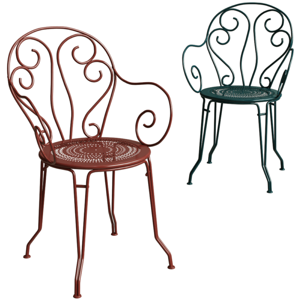 Fermob Montmartre金属椅子3D模型（OBJ,FBX,MAX）
