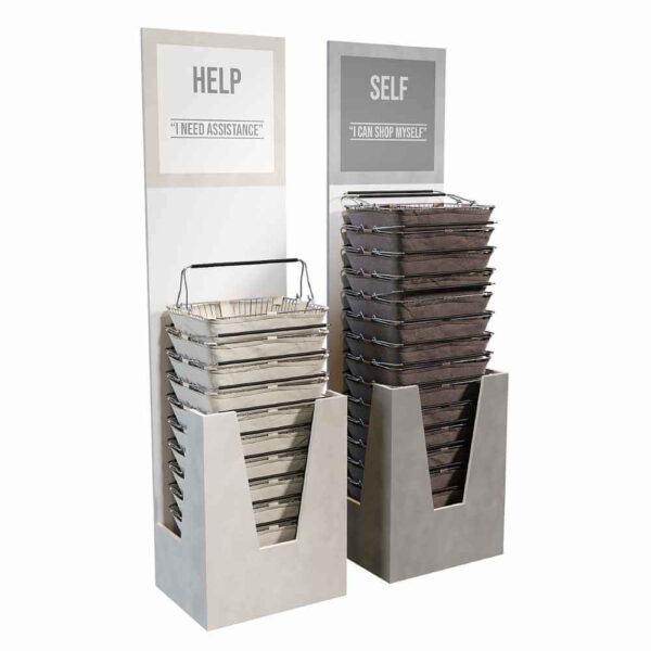 超市商店购物篮3D模型（OBJ,MAX）