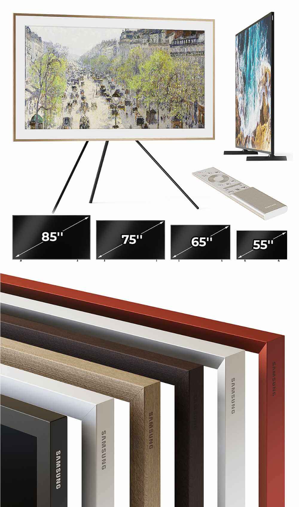 三星Samsung QLED The Frame 4K LS03B画壁电视机3D模型（OBJ,MAX）