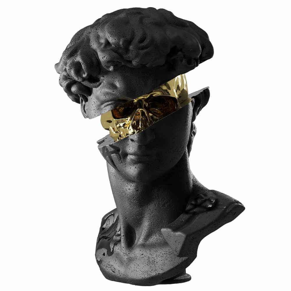 大卫半身雕像3D模型（OBJ,MAX）