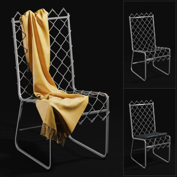 Caf America网格椅子3D模型（OBJ,MAX）