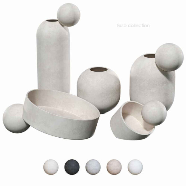 Bulb系列石膏花瓶3D模型（FBX,MAX）