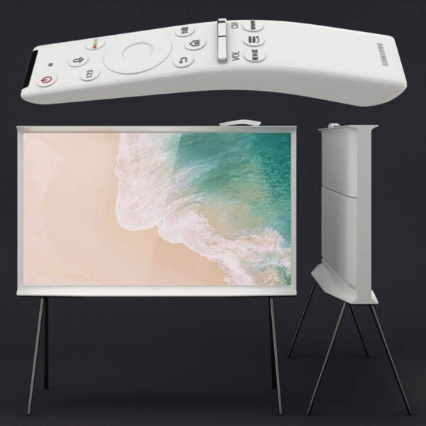三星Samsung QLED The Serif电视机3D模型（OBJ,MAX）