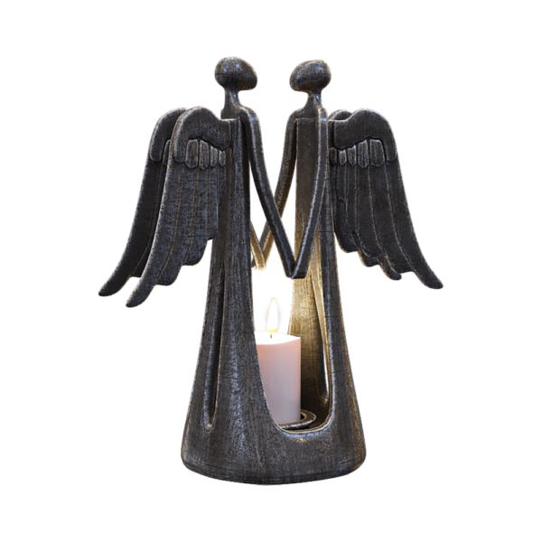 天使造型烛台 圣诞节装饰3D模型（OBJ,FBX,MAX）