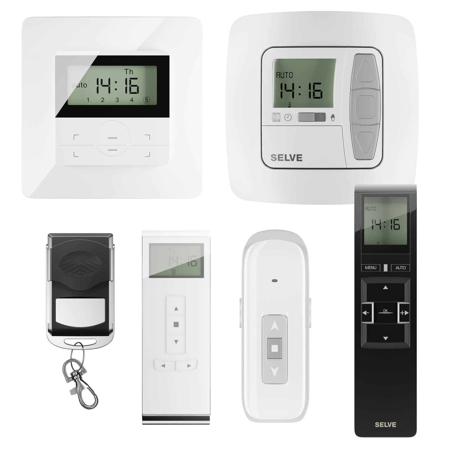 SELVE智能家居开关和遥控器3D模型（OBJ,MAX）