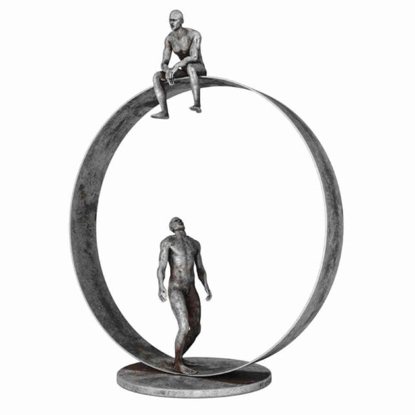 有4种PBR金属材质的雕像3D模型（FBX,MAX）