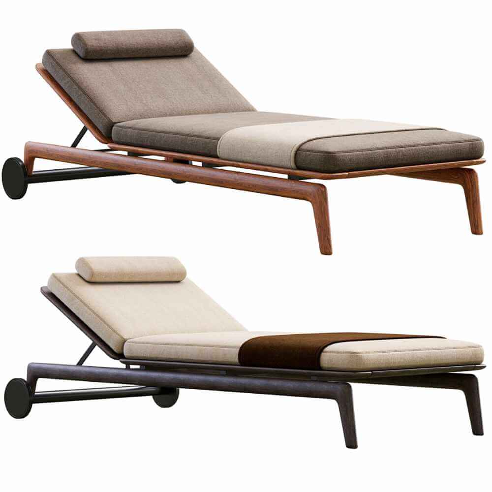 Poliform Mangolia日光浴床3D模型（OBJ,MAX）