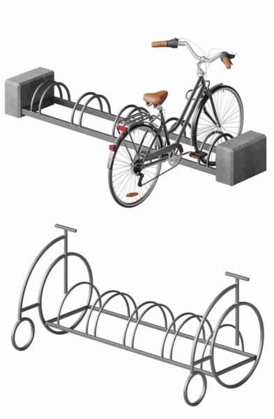自行车停放装置3D模型（OBJ,MAX）