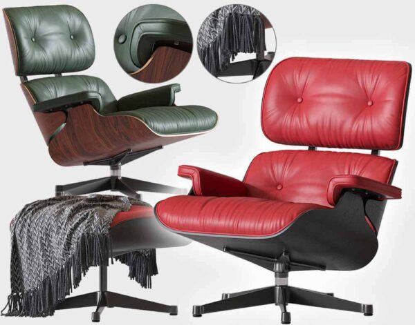 Eames休闲椅3D模型（OBJ,FBX,MAX）