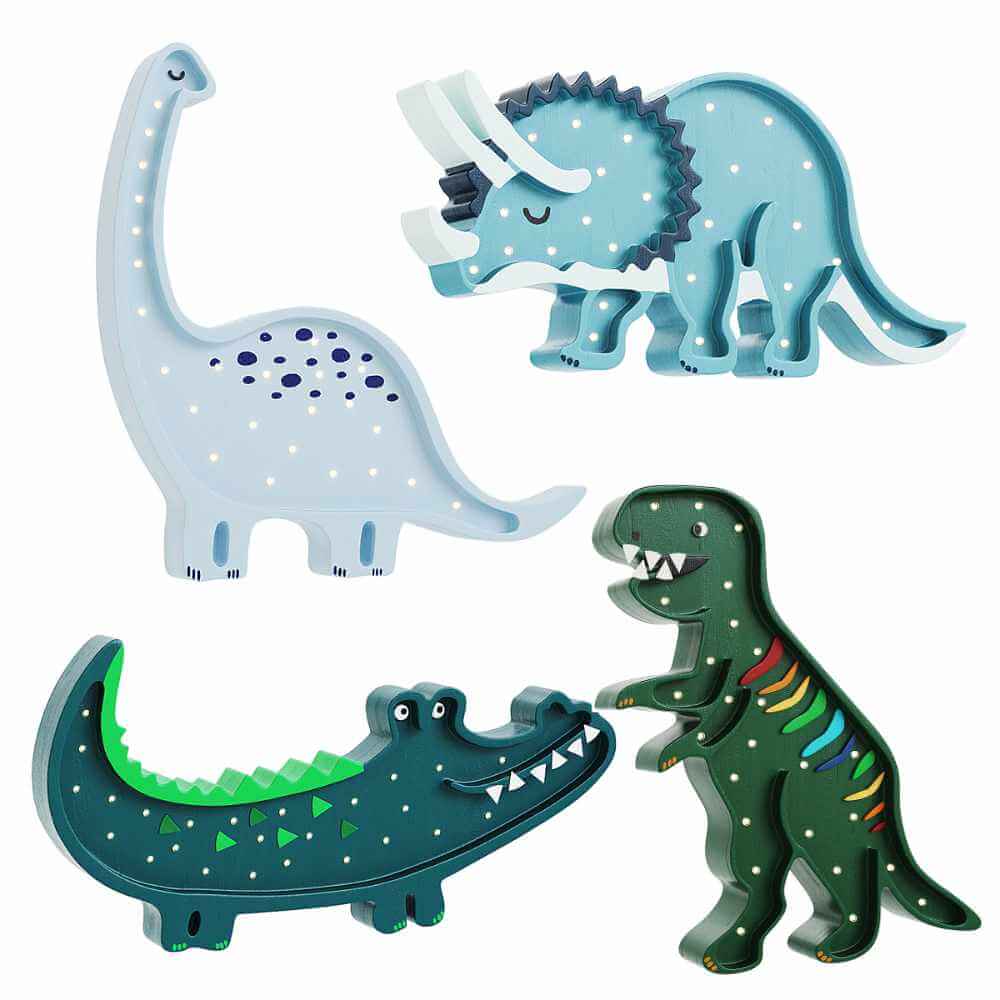 Little Lights动物系列木制夜灯3D模型（OBJ,MAX）