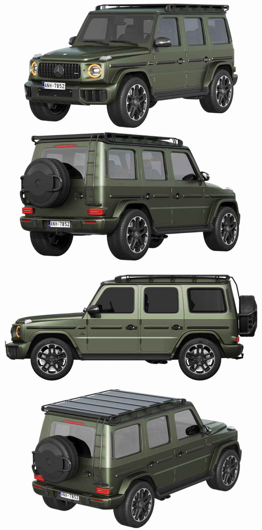 2025奔驰Mercedes-Benz G63 AMG 2025 Offroad Package PRO越野车 汽车3D模型（FBX,MAX）