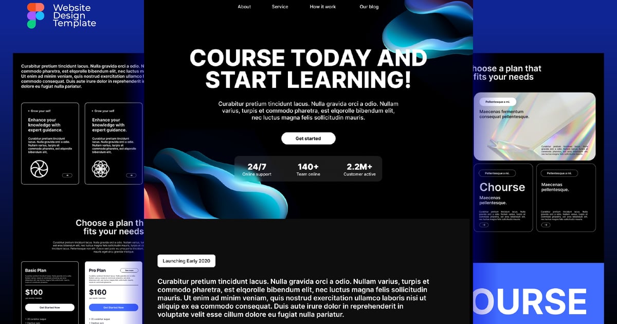 课程 – 网站模板